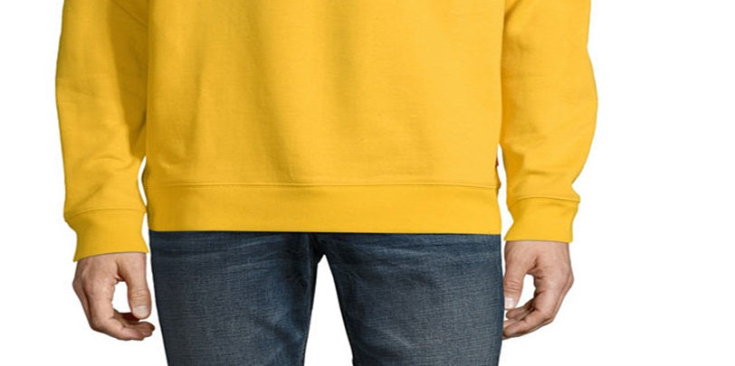 Moletom Levi's Masculino Manga Longa Fleece Grande Amarelo Tamanho Grande