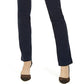 Calça feminina com bolso e zíper INC International Concepts, azul, tamanho 8