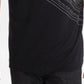 Karl Lagerfeld Camiseta Masculina Crew com Estampa em Relevo Falso, Preta, Tamanho X-G
