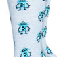 Meias masculinas Bar III Robot, tamanho azul regular