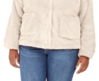 Jaqueta de pele sintética Jou Jou Junior's Plus marrom tamanho XXX-G