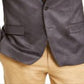 Ralph Lauren Masculino Classic Fit Camurça Sintética Casaco Esportivo Cinza Tamanho 48
