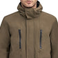 Jaqueta militar masculina Boone Anorak resistente à água, tamanho grande, verde, da Marc New York