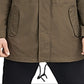 Jaqueta militar masculina Boone Anorak resistente à água, tamanho grande, verde, da Marc New York