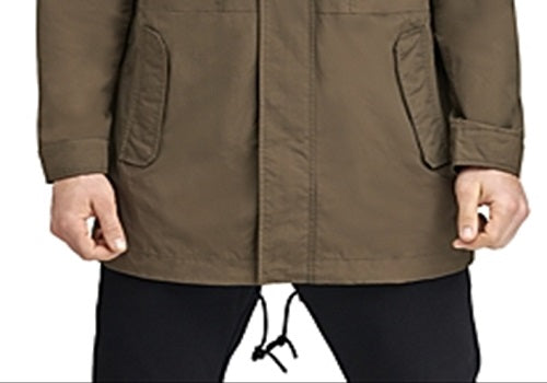 Jaqueta militar masculina Boone Anorak resistente à água, tamanho grande, verde, da Marc New York