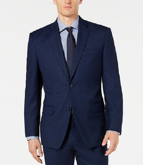 Terno masculino Marc New York Modern Fit Stretch Azul Tamanho 46