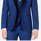 Jaqueta smoking masculina Ryan Seacrest Distinction Slim-Fit Stretch Cobalt Shawl Lapel, azul, tamanho 46
