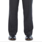 Calça social masculina Perry Ellis Modern Fit, sem passar roupa, elástica, xadrez, azul, tamanho 33x29