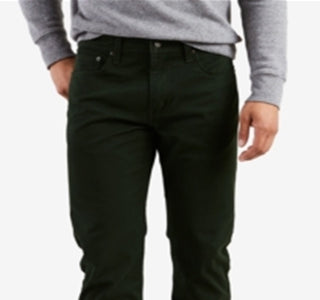 Calças Levi's Masculinas Sólidas Tamanho Verde Tamanho 30X32