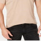Camiseta masculina mesclada INC International Concepts marrom tamanho médio