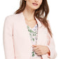 Calvin Klein Blazer Feminino Assimétrico Frontal Rosa Tamanho 2 Petite