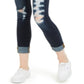 Calça jeans rasgada Curvy Indigo Rein Junior, azul, tamanho 1