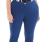 Calça skinny plus size Calvin Klein feminina, azul, tamanho 20W