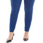 Calça skinny plus size Calvin Klein feminina, azul, tamanho 20W
