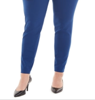 Calça skinny plus size Calvin Klein feminina, azul, tamanho 20W