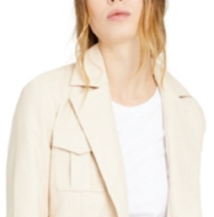Jaqueta bomber feminina sólida INC International Concepts, bege, tamanho 2XL