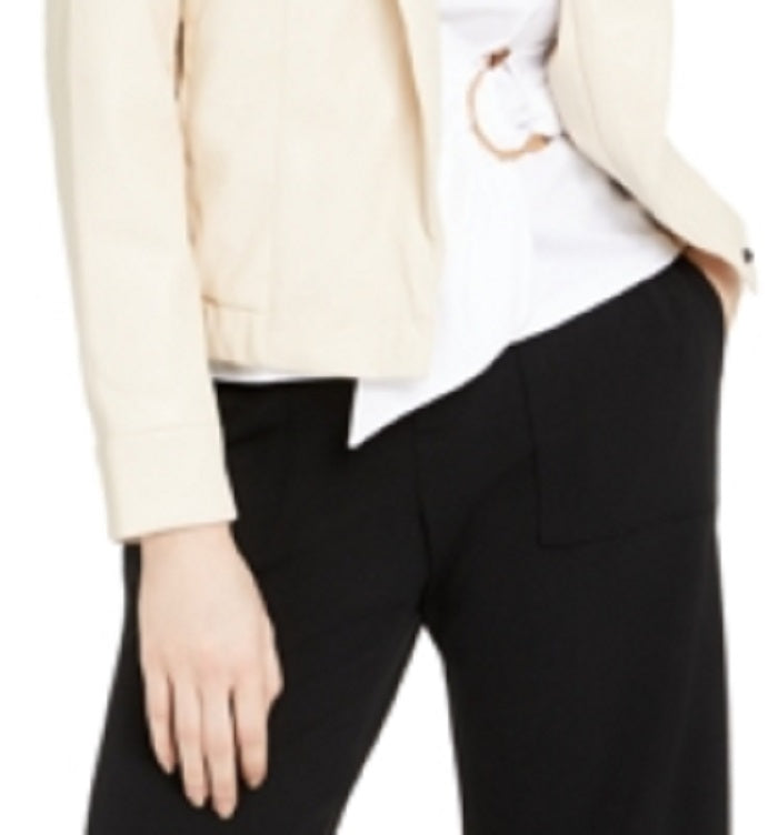 Jaqueta bomber feminina sólida INC International Concepts, bege, tamanho 2XL