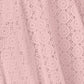 Vestido feminino Charter Club com ajuste evasê e renda, rosa, tamanho médio