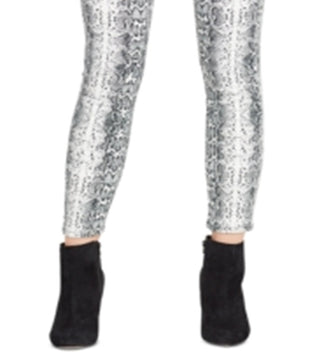 Calça jeans skinny estampada perfeita feminina William Rast, branca, tamanho 25