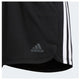 Shorts esportivos femininos Adidas pretos tamanho XS