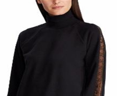 Camiseta Ralph Lauren Feminina Manga Longa Preta Tamanho X-G