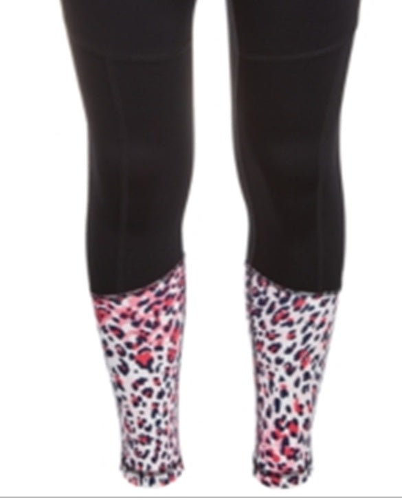 Leggings Ideology Big Girl's Colorblocked Animal Print Rosa Tamanho X-G