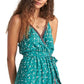 Vestido Billabong Soft Seas Feminino Verde Tamanho Médio