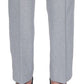 Calça feminina Alfred Dunner Riverside Drive cinza tamanho 10 Petite