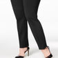 Calça Alfani Feminina Plus Hollywood Skinny Ponte Preta Tamanho 14W