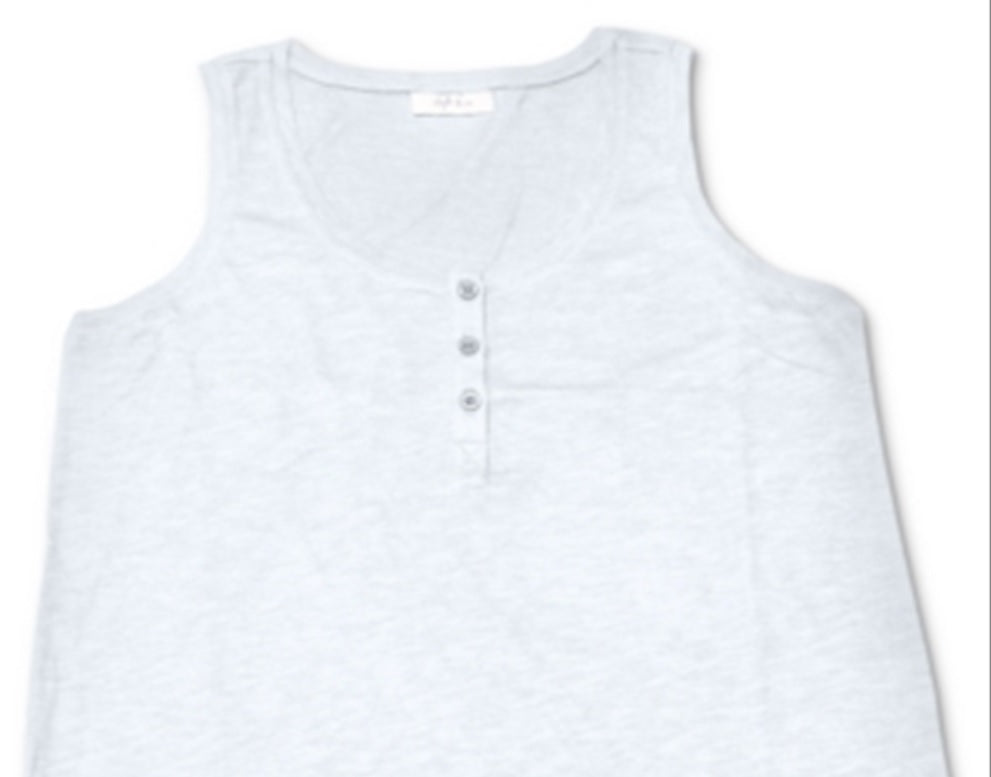 Regata Henley Feminina Style &amp; Co Branca Tamanho Pequeno X-Grande