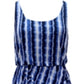 Vestido longo assimétrico feminino INC International Concepts, azul, tamanho médio