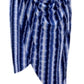 Vestido longo assimétrico feminino INC International Concepts, azul, tamanho médio