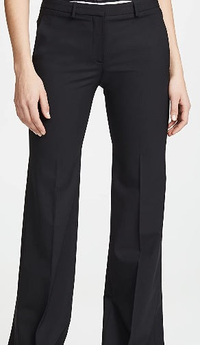 Calça Demitria 4 feminina Theory, preta, tamanho 6