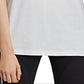Camiseta Adidas Trefoil Feminina Branca Tamanho XS