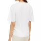 Blusa feminina Alfani com mangas esvoaçantes, branca, tamanho grande