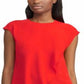 Blusa Ralph Lauren Feminina Manga Curta Vermelha Tamanho P