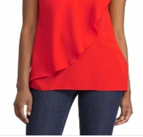 Blusa Ralph Lauren Feminina Manga Curta Vermelha Tamanho P