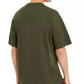 Camiseta masculina com logo e despertador digital AX Armani Exchange, verde, tamanho grande