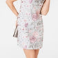 Vestido de coquetel bordado Jessica Howard feminino, tamanho 10, cinza