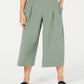 Calça Cropped Plissada Feminina Maison Jules Verde Tamanho 12