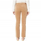 Calça reta Petite Premier feminina Lauren Ralph Lauren - marrom camelo clássico, tamanho 12 P