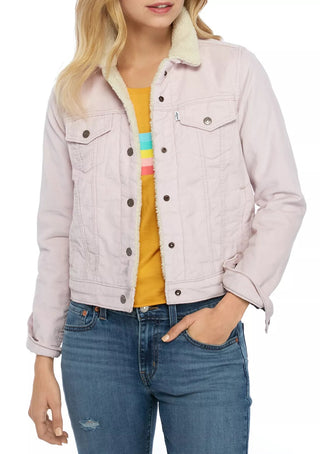 Jaqueta Levi's Hush Trucker Feminina Lilás Tamanho Médio