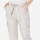 Calça feminina reta com cinto INC International Concepts, marrom, tamanho 14