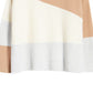 Suéter feminino com patchwork e gola funil, marrom, tamanho médio, da French Connection