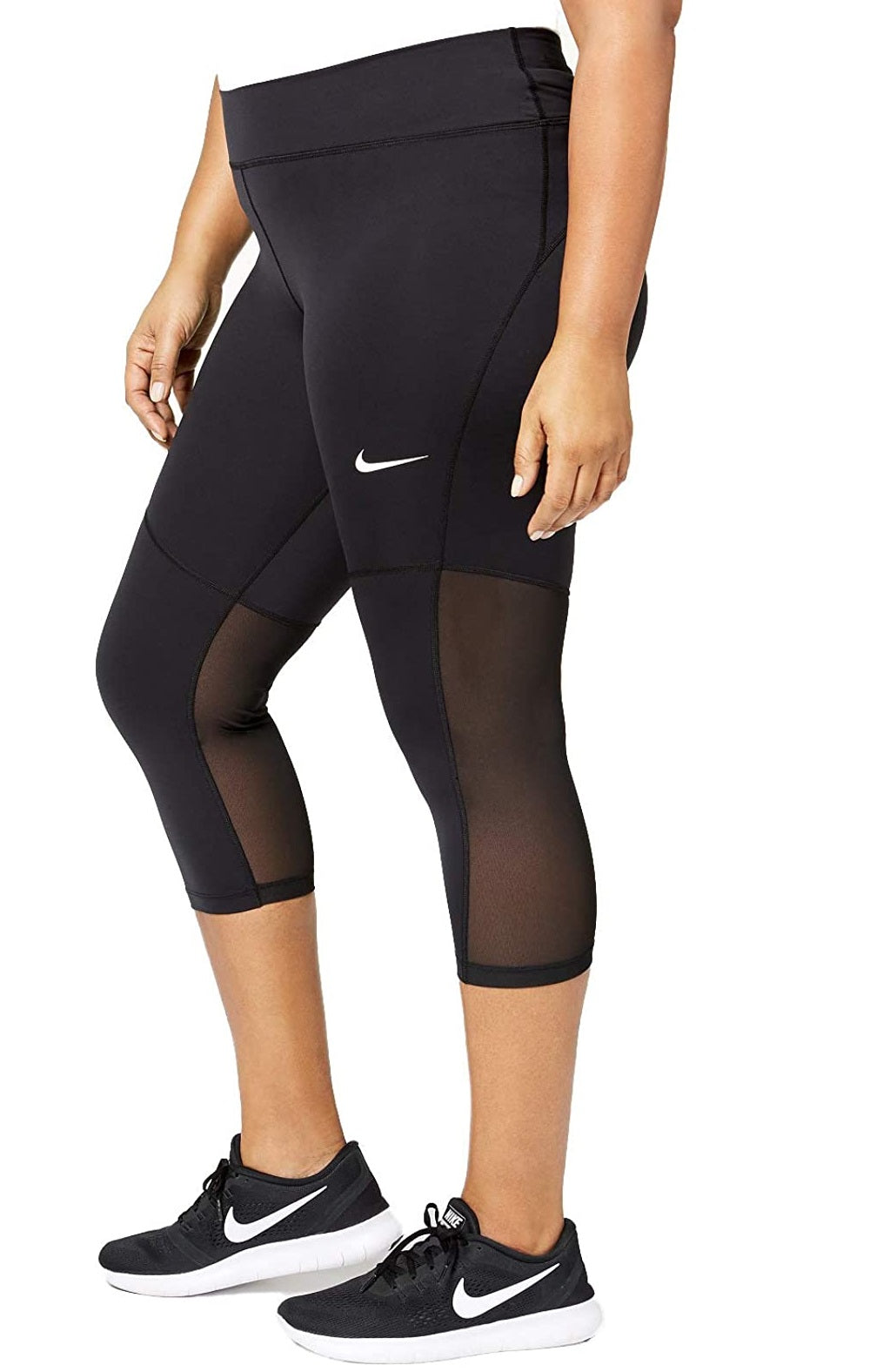 Calça Capri Nike Power Training Feminina Preta Tamanho 2X