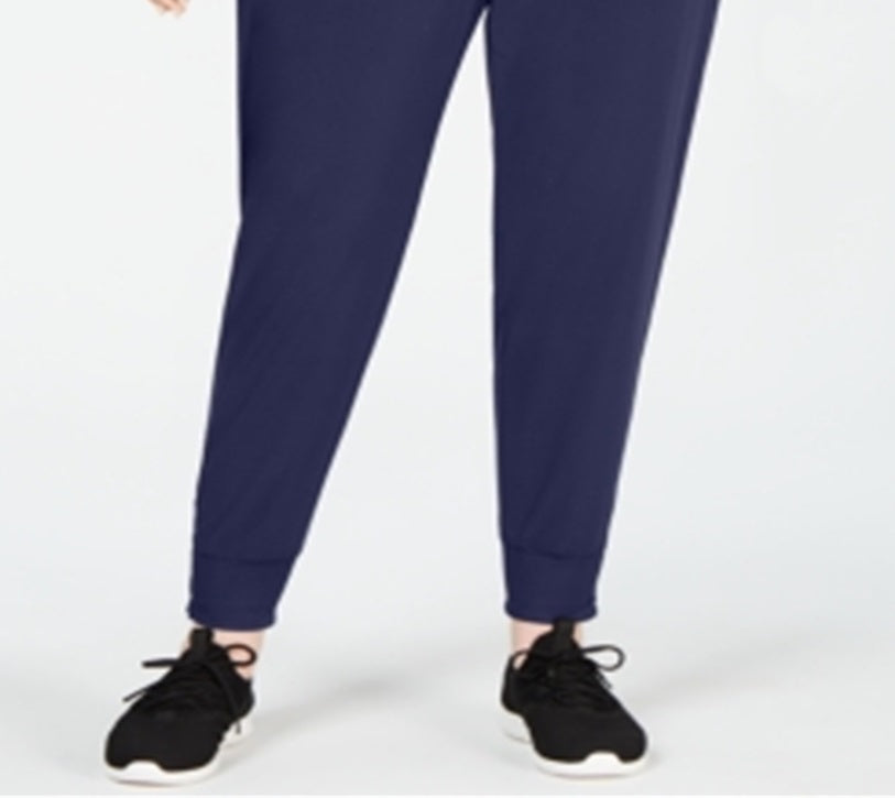 Calça Lounge Feminina Ideology Tie Plus Azul Tamanho 3X