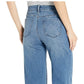 Calça jeans Teresa Wide Leg Feminina NYDJ em Azul Brickell, tamanho 6