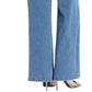 Calça jeans Teresa Wide Leg Feminina NYDJ em Azul Brickell, tamanho 6