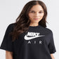 Camiseta Nike Sportswear Air Feminina Preta Tamanho M