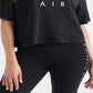 Camiseta Nike Sportswear Air Feminina Preta Tamanho M